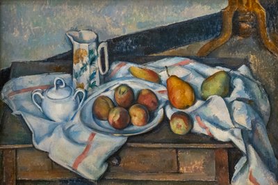 Perziken en peren door Paul Cézanne