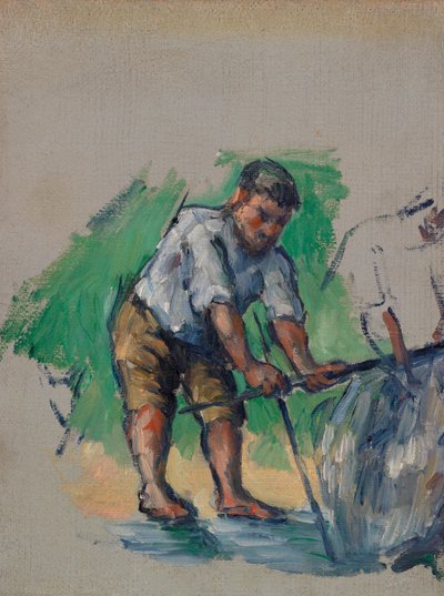 De putboorder door Paul Cézanne