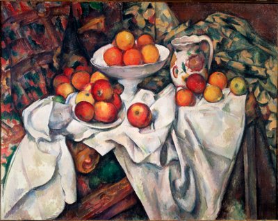 Appels en sinaasappels door Paul Cézanne