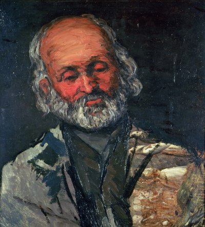 Hoofd van een oude man, ca. 1866 door Paul Cézanne