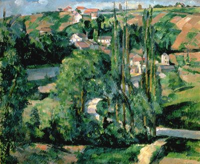 Jalais-heuvel, Pontoise, 1879-81 door Paul Cézanne