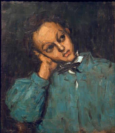 Jongen met opgeheven arm door Paul Cézanne