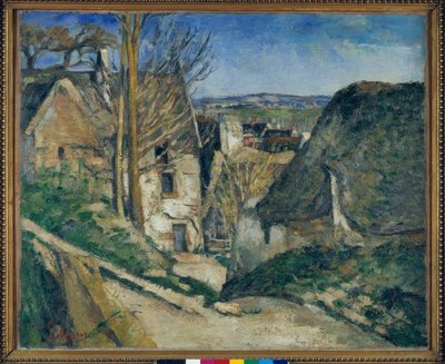 Het huis van de gehangene, in Auvers door Paul Cézanne