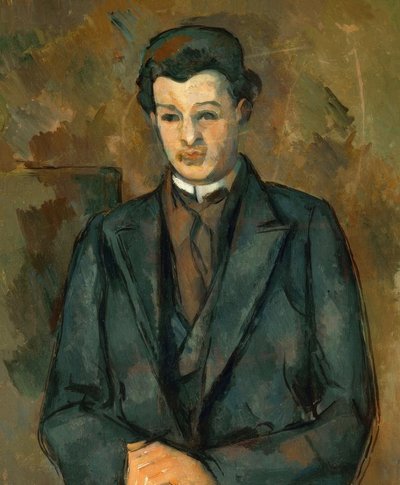 Portret van de schilder Alfred Hauge door Paul Cézanne