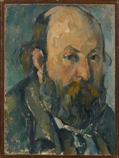 Zelfportret, 1877-1878 door Paul Cézanne