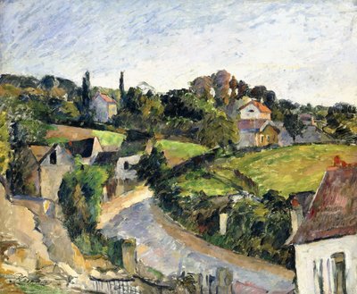 De kronkelende weg door Paul Cézanne