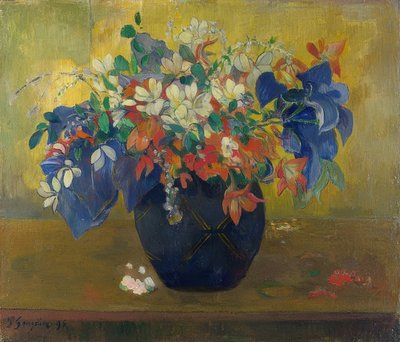 Bloemen in een vaas. 1896 door Paul Gauguin