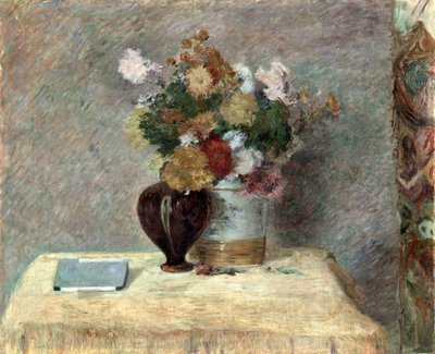 Stilleven met bloemen door Paul Gauguin