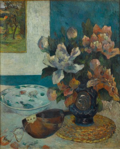 Stilleven met Mandoline, 1885 door Paul Gauguin