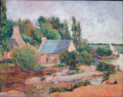 Wasvrouwen bij Pont-Aven door Paul Gauguin