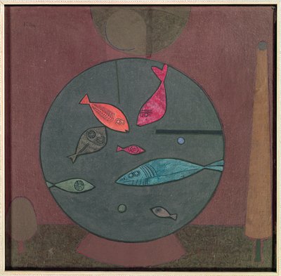 Vissen in een cirkel door Paul Klee