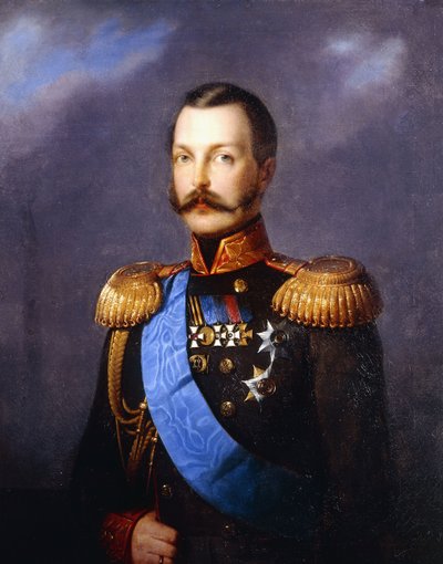 Portret van tsaar Alexander II door Paul Rizzoni