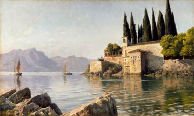 Punta San Vigilio door Peder Monsted