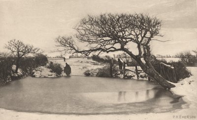 Een Winterochtend door Peter Henry Emerson