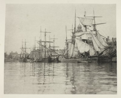 Haven van Great Yarmouth door Peter Henry Emerson