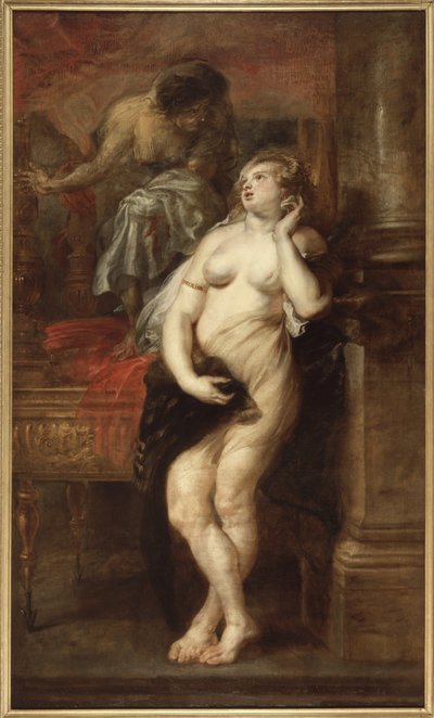 Deianira verleid door Furie, ca. 1638 door Peter Paul Rubens