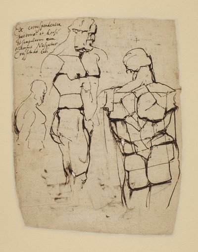 Studie van de Farnese Hercules door Peter Paul Rubens