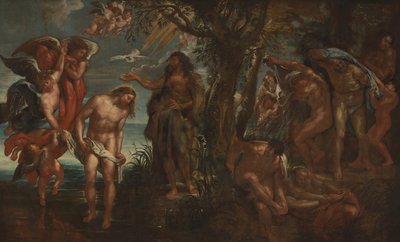 De doop van Christus door Peter Paul Rubens