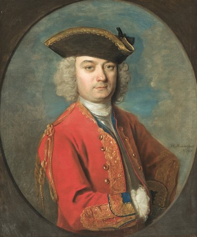 Portret van Louis de Jean door Philippe Mercier