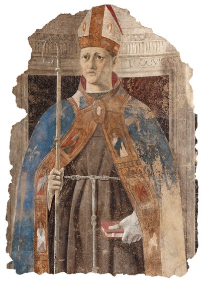 Sint Lodewijk van Toulouse, 1460 door Piero della Francesca