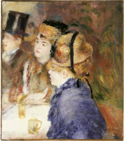 In het Café door Pierre Auguste Renoir