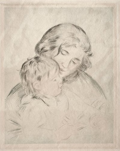 Moeder en Kind door Pierre Auguste Renoir