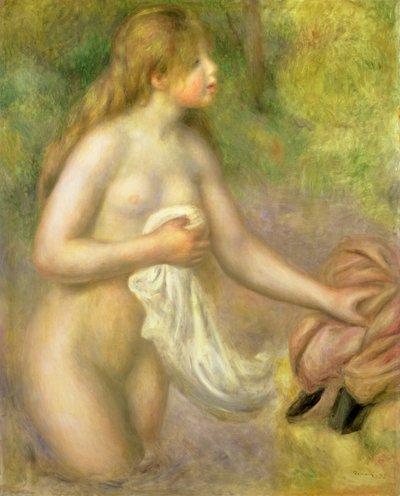 Naakt in de Beek door Pierre Auguste Renoir