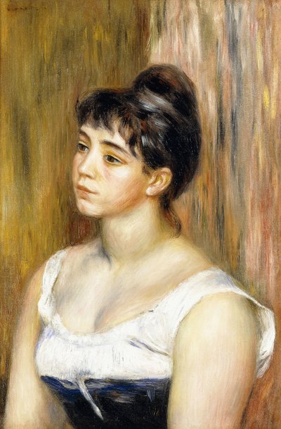 Portret van Suzanne Valadon, c.1885 door Pierre Auguste Renoir