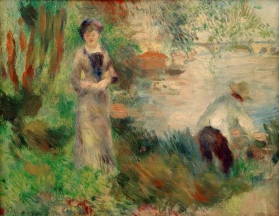 Op het eiland Chatou door Pierre Auguste Renoir