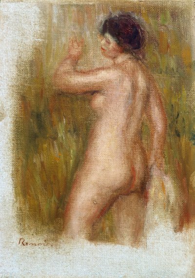 De baadster door Pierre Auguste Renoir