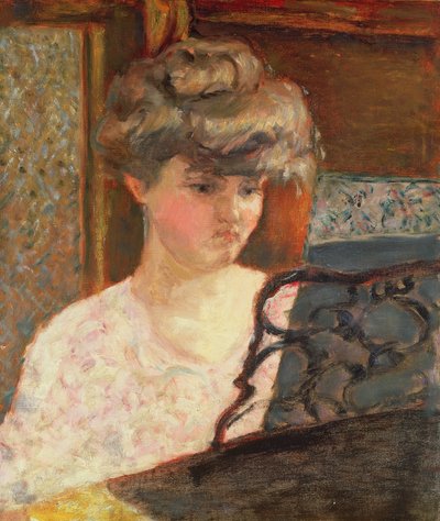 Aan de piano, 1902 door Pierre Bonnard