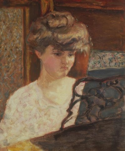 Aan de Piano (Misia) door Pierre Bonnard