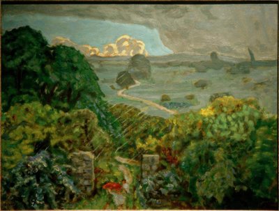 De storm in Vernouillet door Pierre Bonnard