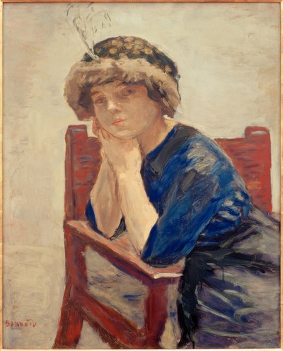 De Vrouw met de Aigrette door Pierre Bonnard