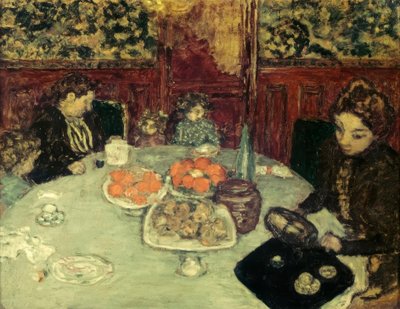 De lunch door Pierre Bonnard