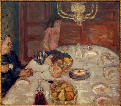 De peren (De lunch in Grand-Lemps) door Pierre Bonnard