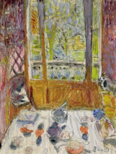 De ontbijtkamer, ca. 1930 door Pierre Bonnard