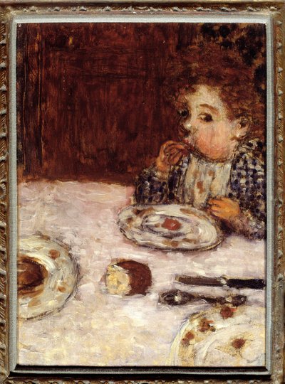 Het kind dat lunchte door Pierre Bonnard