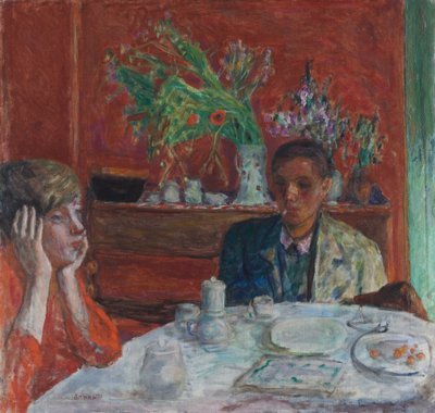 Het dessert door Pierre Bonnard