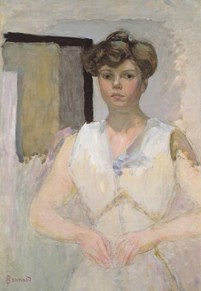 Vrouw die zich aankleedt, ca. 1906 door Pierre Bonnard