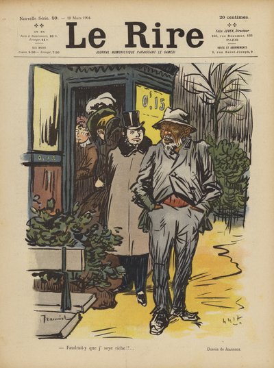 Illustratie voor Le Rire door Pierre Georges Jeanniot