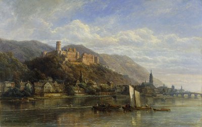 Heidelberg, 1866 door Pierre Justin Ouvrie