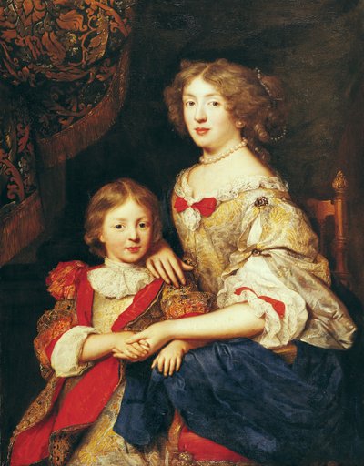 Een Vrouw en haar Zoon door Pierre Mignard