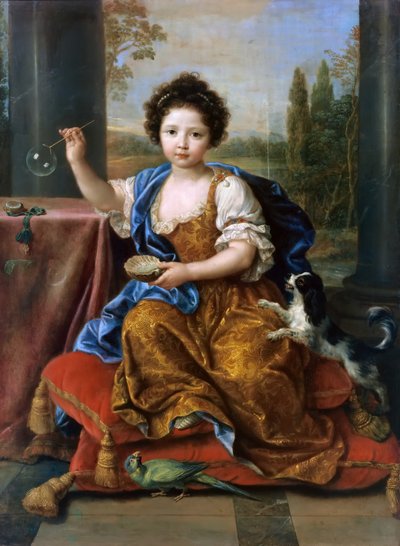 Louise Marie de Bourbon, hertogin van Orléans door Pierre Mignard