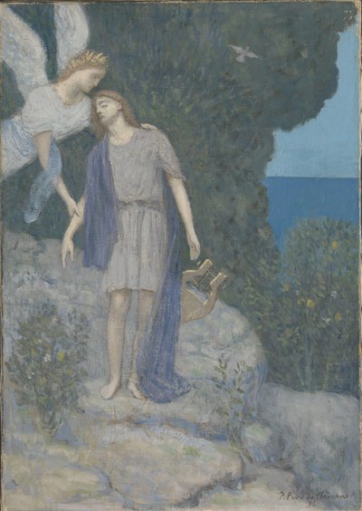 De Dichter door Pierre Puvis de Chavannes