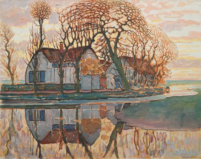 Boerderij bij Duivendrecht door Piet Mondrian