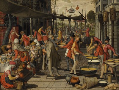 De Gelijkenis van het Bruiloftsfeest door Pieter Aertsen