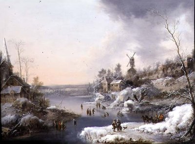 Winterlandschap door Pieter Jan van Veen