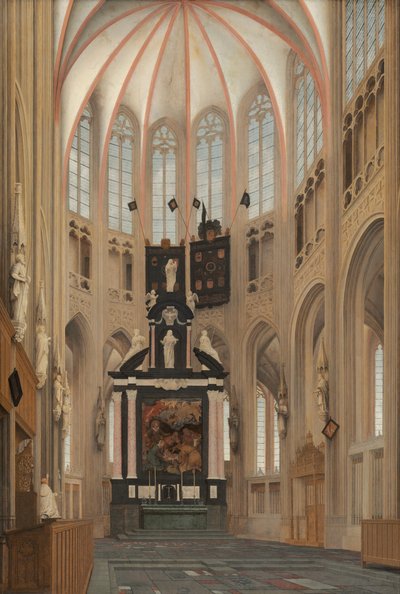 Kathedraal van Sint-Jan door Pieter Jansz Saenredam