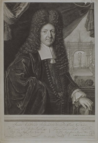 Jan Ernest Schmieden, 1707 door Pieter Stevens van Gunst